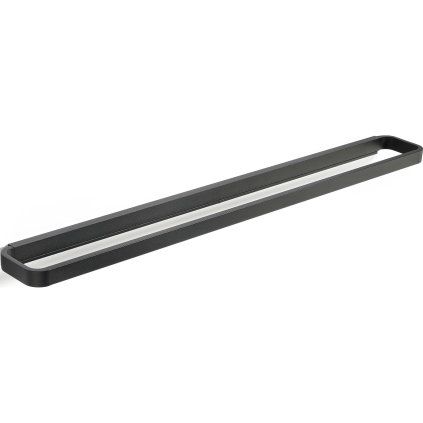 Suport pentru prosoape RIM 70 cm, negru, aluminiu, Zona Danemarca