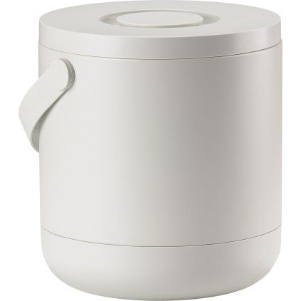 Coș de gunoi alimentar CIRCULAR 15 l, gri deschis, plastic, Zona Danemarca