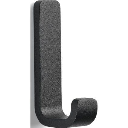 Cârlig pentru prosoape RIM 8 cm, negru, aluminiu, Zona Danemarca