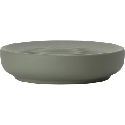 Suport pentru săpun UME 12 cm, verde măsliniu, ceramică, Zone Denmark