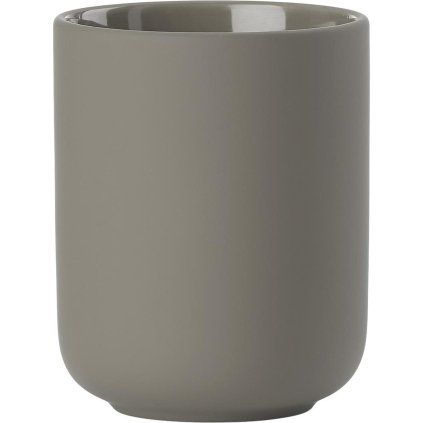 Suport pentru periuță de dinți UME 10 cm, taupe, ceramică, Zona Danemarca
