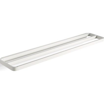Suport pentru prosoape RIM 70 cm, dublu, alb, aluminiu, Zona Danemarca