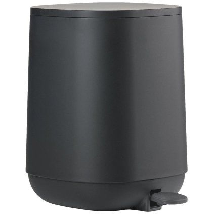 Coș pentru gunoi baie TIME 3 l, negru, plastic, Zone Denmark