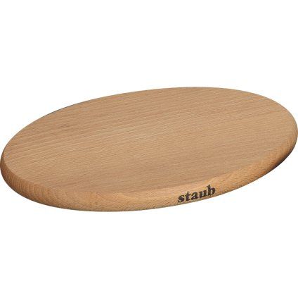 Covoraș de lemn pentru ghivece cu miez magnetic 15 x 11 cm Staub