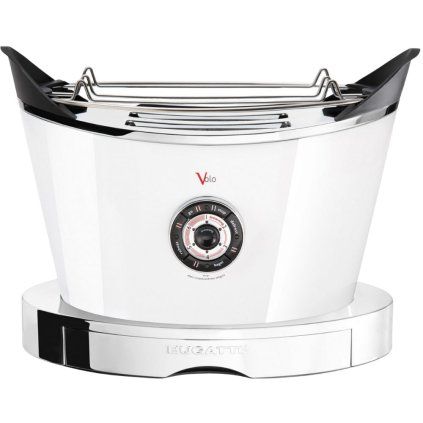 Toaster VOLO 32 cm, alb, oțel inoxidabil, Bugatti