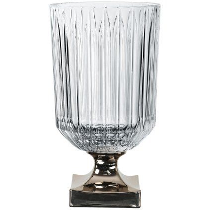 Vază MINERVA PLATINUM 32 cm, transparent, Nachtmann