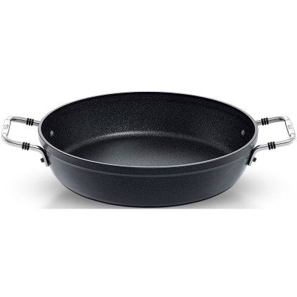 Tigaie pentru servire ADAMANT 24 cm, negru, aluminiu, Fissler