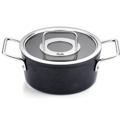 Capac pentru cratiță ADAMANT 20 cm, negru, aluminiu, Fissler