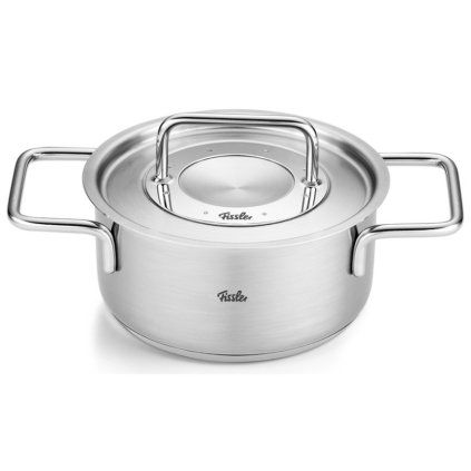 Capac pentru cratiță PURE 16 cm, argintiu, oțel inoxidabil, Fissler