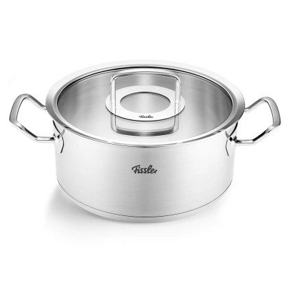 Capac pentru cratiță ORIGINAL PROFI 24 cm, argintiu, oțel inoxidabil, Fissler
