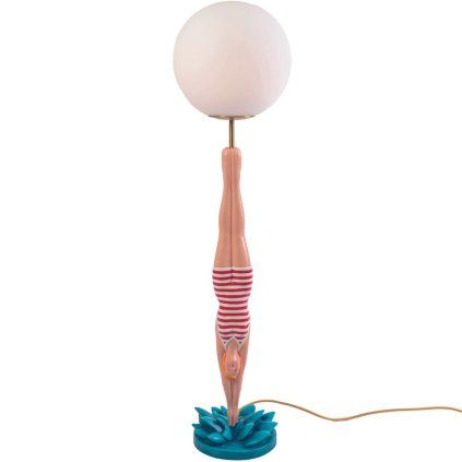 Lampă Stolní LADY DIVER 95 cm, roșu, rășină, Seletti