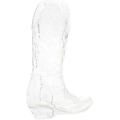 Vază CRYSTALBOOTIE 28 cm, transparent, sticlă, Seletti