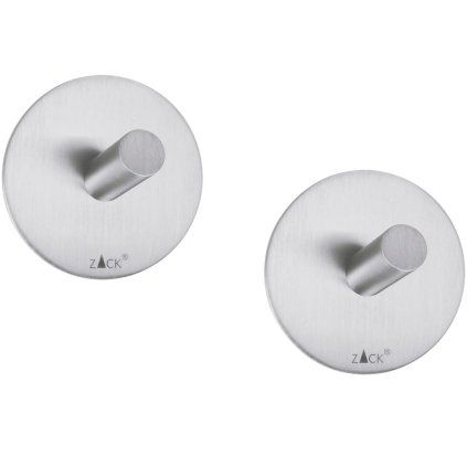 Cârlig pentru prosoape 4,5 cm, set de 2, mat, oțel inoxidabil, Zack