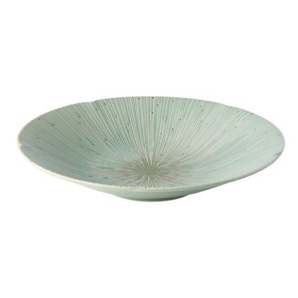 Bol de masă ICE GREEN 550 ml, verde, ceramică, MIJ