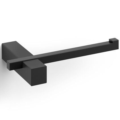 Suport pentru hârtie igienică CARVO 16 cm, negru, oțel inoxidabil, Zack