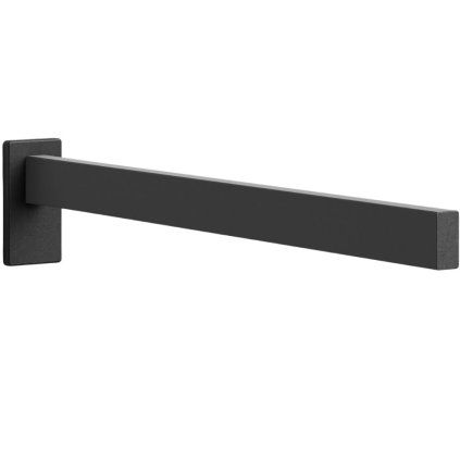 Suport pentru prosoape LINEA 42 cm, negru, oțel inoxidabil, Zack