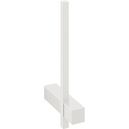 Suport pentru role de rezervă CARVO 19 cm, montat pe perete, alb, oțel inoxidabil, Zack