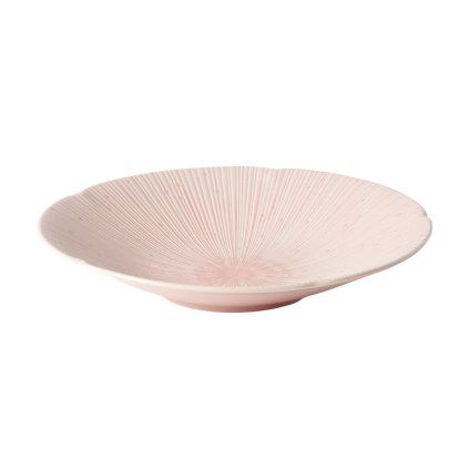 Bol de masă ICE PINK 350 ml, roz, ceramică, MIJ