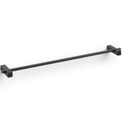 Suport pentru prosoape CARVO 66 cm, negru, oțel inoxidabil, Zack