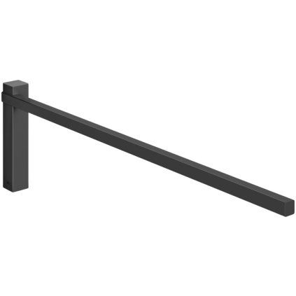 Suport pentru prosoape CARVO 44 cm, negru, oțel inoxidabil, Zack