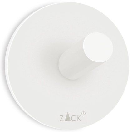 Cârlig pentru prosoape 5,5 cm, alb, oțel inoxidabil, Zack
