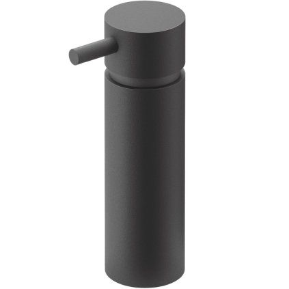 Dozator de săpun MANOLA 175 ml, în picioare, negru, din oțel inoxidabil, Zack