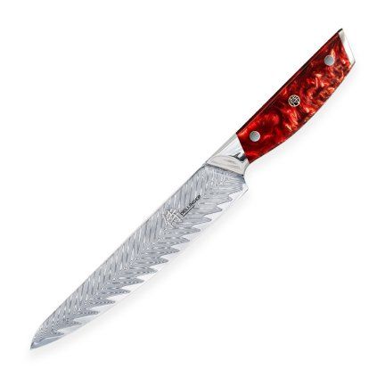 Cuțit japonez RESIN FUTURE 15 cm, roșu, Dellinger