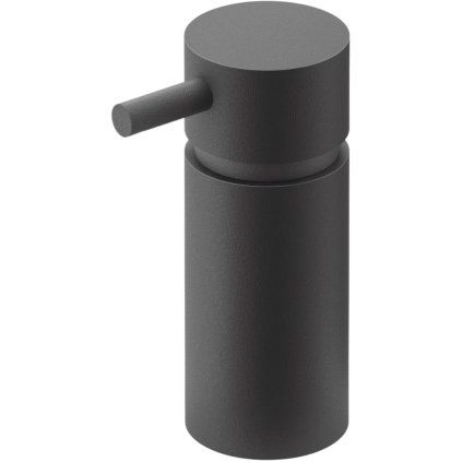 Dozator de săpun MANOLA 130 ml, negru, din oțel inoxidabil, Zack