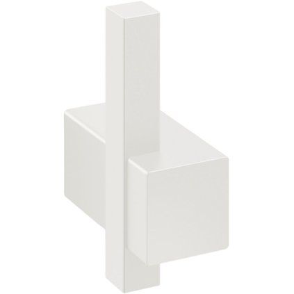 Cârlig pentru prosoape CARVO 6 cm, alb, oțel inoxidabil, Zack