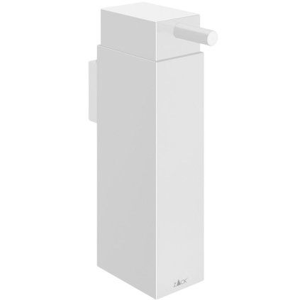 Dozator de săpun LINEA 190 ml, montat pe perete, alb, oțel inoxidabil, Zack