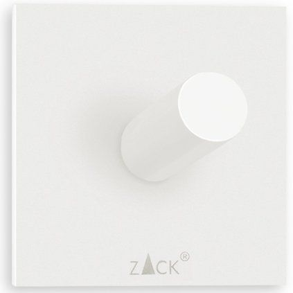 Cârlig pentru prosoape 5 cm, alb, oțel inoxidabil, Zack