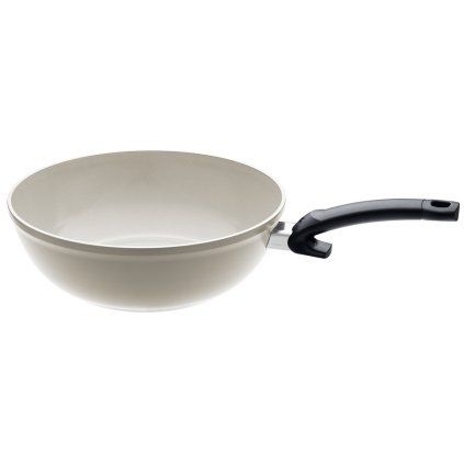 Tigaie Wok CERATAL 30 cm, bej, aluminiu, Fissler