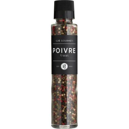 Amestec de ardei 120 g, cu râșniță, Lie Gourmet