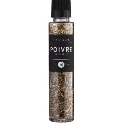Ardei cu lămâie și usturoi 115 g, cu râșniță, Lie Gourmet