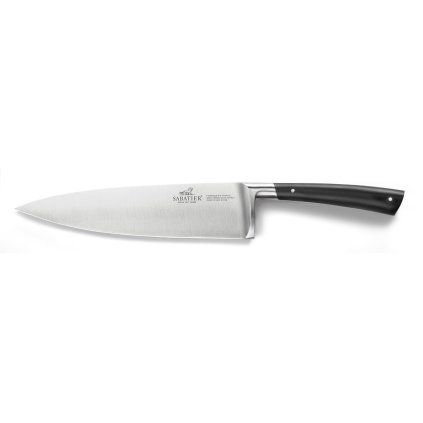 Cuțit de bucătar EDONIST 20 cm, nituri din oțel inoxidabil, negru, Lion Sabatier