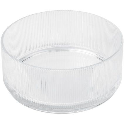 Bol de servit PILASTRO 21 cm, transparent, sticlă, Stelton