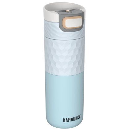 Cană termos ETNA GRIP 500 ml, cu vânt albastru, oțel inoxidabil, Kambukka