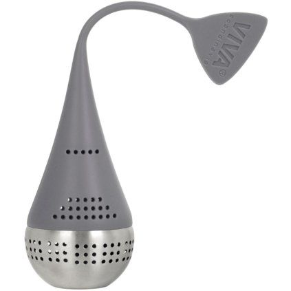 Infuzor de ceai INFUSION EGG 16 cm, gri, oțel inoxidabil, Viva Scandinavia