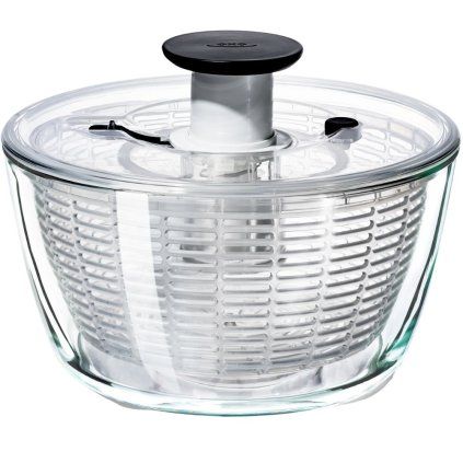 Uscător de salată GOOD GRIPS 4,1 l, transparent, sticlă, OXO