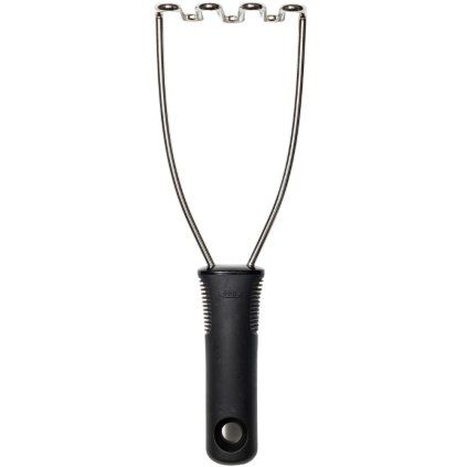 Zdrobitor de cartofi GOOD GRIPS 27 cm, negru, oțel inoxidabil, OXO