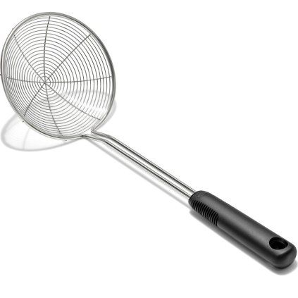 Strecurătoare GOOD GRIPS 38 cm, negru, oțel inoxidabil, OXO