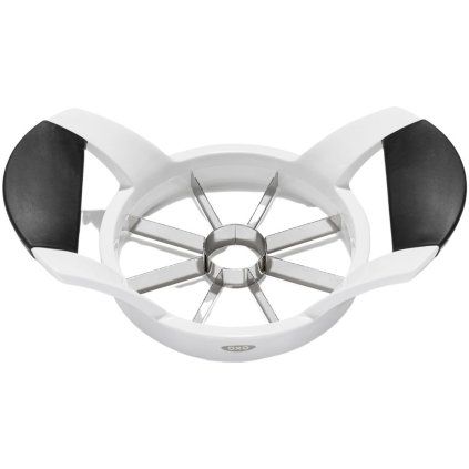 Aparat de tăiat mere GOOD GRIPS 18 cm, alb, plastic, OXO