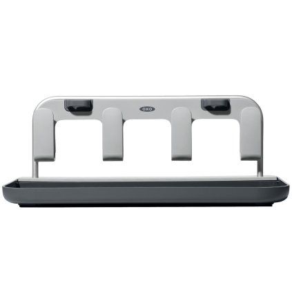 Suport pentru uscarea vaselor GOOD GRIPS 31 cm, gri, plastic, OXO