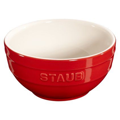 Bol de masă 400 ml, roșu, ceramică, Staub