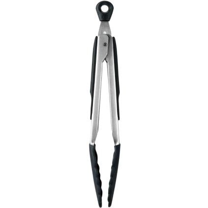 Clește de bucătărie GOOD GRIPS 23 cm, negru, silicon, OXO