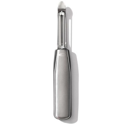 Decojitor de legume STEEL 19 cm, pivotant, argintiu, oțel inoxidabil, OXO