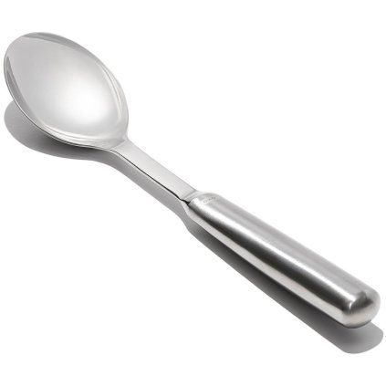Lingură de servit STEEL 27 cm, argintiu, oțel inoxidabil, OXO