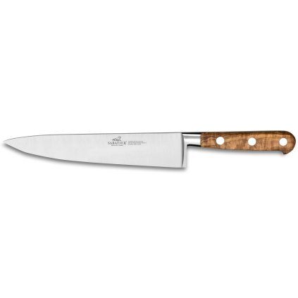 Cuțit pentru bucătărie PROVENCAO 20 cm, nituri din oțel inoxidabil, maro, Lion Sabatier