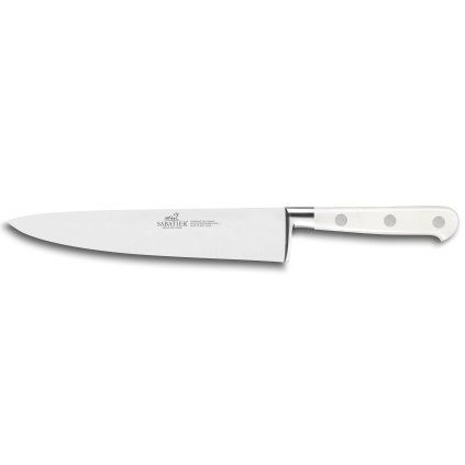 Cuțit de bucătar TOQUE 20 cm, nituri din oțel inoxidabil, alb, Lion Sabatier
