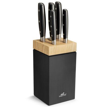 Bloc de cuțite SEATTLE, cu cuțite JANUS, set de 6, Lion Sabatier